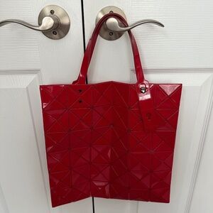 Authentic Bao Bao Issey Miyake Prism bag in Red